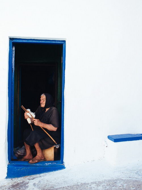 Astypalaia Chora insediamento vecchia signora