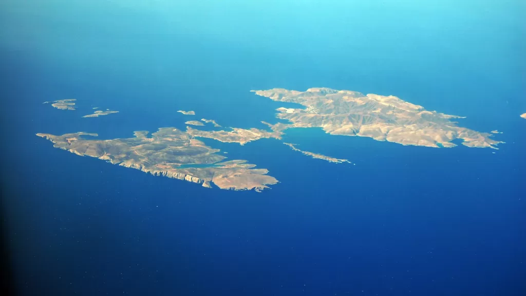 Astypalaia from the air