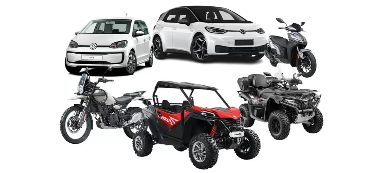 Véhicules de location disponibles - voitures, motos et quads de Yalos Rent a Car en Astypalaia